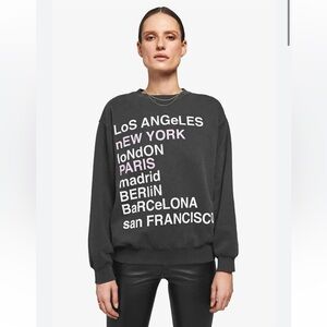 Anine Bing City Love sweatshirt